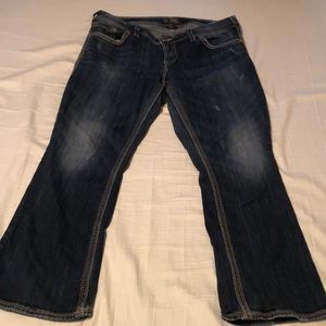 Silver jeans
